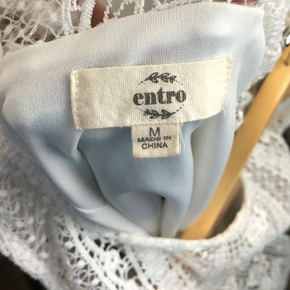 Floral Lace Trim Dress - Picture 5 of 7